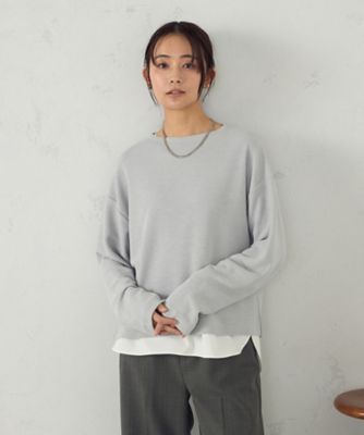 セットアイテム】ボトルネックカットソー＋タンクトップ