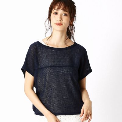 セットアイテム 半袖ニット レース付タンクトップ １２３６ｃｌ０５ 三越伊勢丹オンラインストア 公式