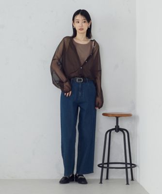 オンライン・店舗限定】シアーシャツ＋タンクトップ（1236CM05