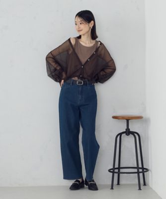 オンライン・店舗限定】シアーシャツ＋タンクトップ（1236CM05