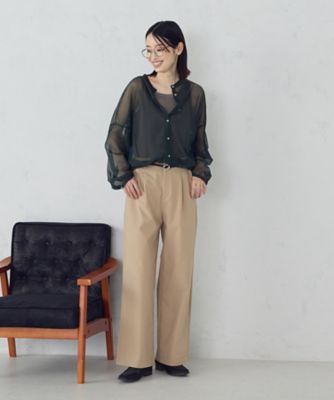 オンライン・店舗限定】シアーシャツ＋タンクトップ（1236CM05