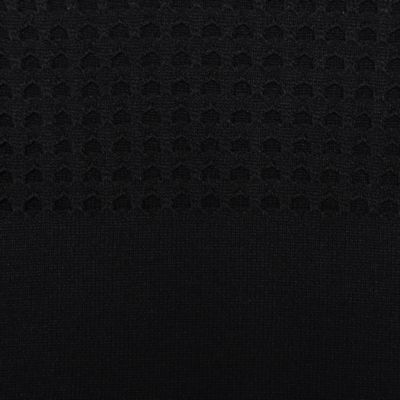 【セットアップ対応】　スクエアメッシュ編みニット　シャツブルゾン（１２４０ＢＣ０４）