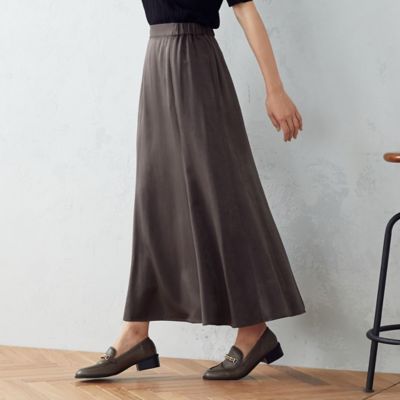 ＜COMME CA ISM (Women)＞マットサテン切替　マーメイドスカート（１２５０ＦＡ０４）