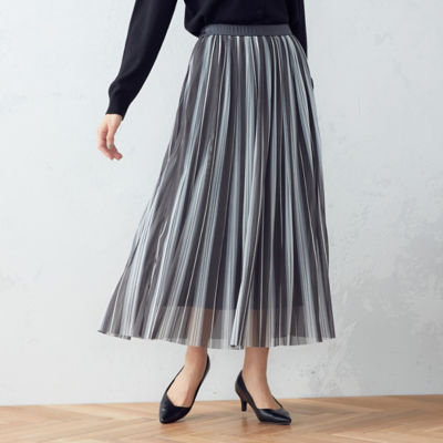 チュール プリーツスカート（１２５０ＦＡ０７） | ファッション・服