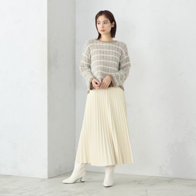 フェイクレザー プリーツスカート（1250FE05） | COMME CA ISM