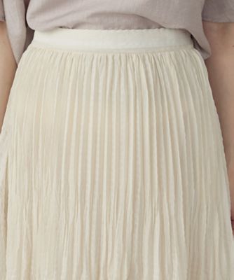 シアーチェック クリンクル プリーツスカート（1250FG13