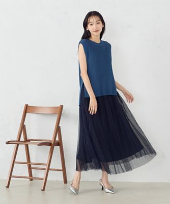 チュールプリーツスカート（1250FI03） | COMME CA ISM (Women