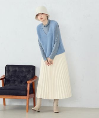 【訳あり】サカイ プリーツスカート ウエストゴム サイズ1 ツイード sacai - サカイ sacai スカート ロング プリーツスカート ベルト