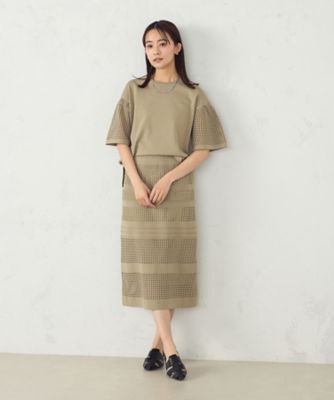 2点まとめ売り2021ssコムコムスカート、2025メッシュカットソー 美品】 COMME des GARCONS COMME des GARCONS / コムコム