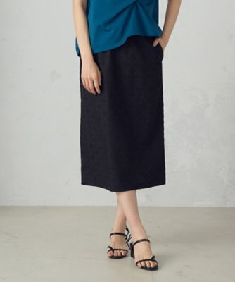 ＜COMME CA ISM (Women)＞エンブロイダリーレース　ナロースカート（１２５０ＦＫ１５）