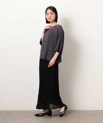 シフォンジョーゼット　クリンクルプリーツスカート（１２５０ＦＫ１７）