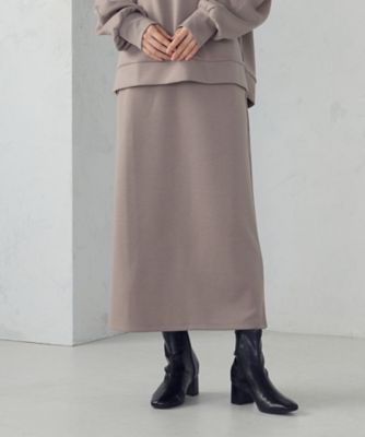 新色追加】ダンボールニット ナロースカート ／ セットアップ対応