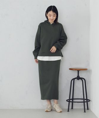 新色追加】ダンボールニット ナロースカート ／ セットアップ対応