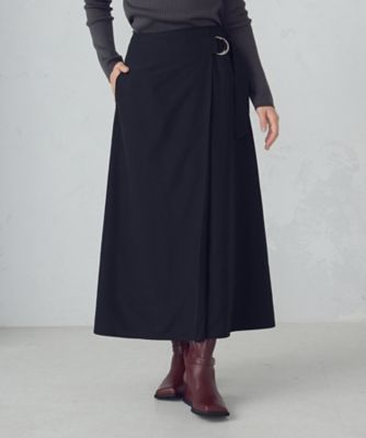 ＜COMME CA ISM (Women)＞ベルテッド　Ａラインスカート（１２５０ＦＭ０７）