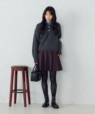 オンライン・店舗限定】ミニ丈 プリーツスカート（1250FM16