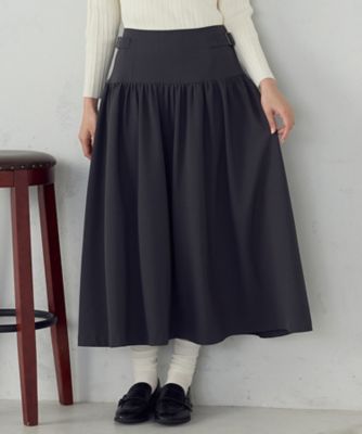 COMME CA ISM (Women)/コムサ　イズム ギャザースカート　／　セットアップ対応（１２５０ＦＯ０５）