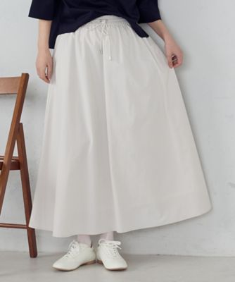 ＜COMME CA ISM (Women)＞２ＷＡＹストレッチナイロンタフタ　ギャザースカート（１２５０ＦＯ０６）