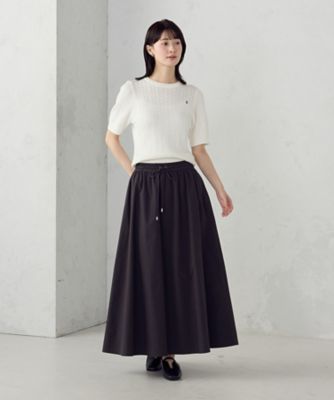 2WAYストレッチナイロンタフタ ギャザースカート