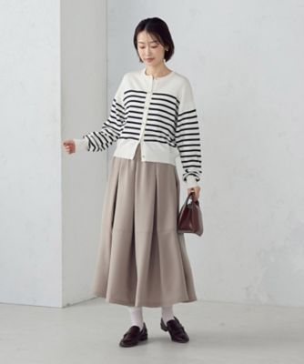 gasa* grue ミサへ出かける準備 ロングタックスカート タックスカート（1250FO07） | COMME CA ISM (Women)/コムサ