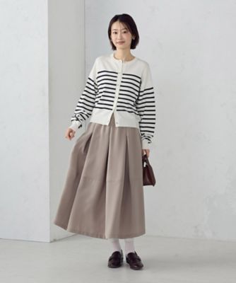 gasa* grue ミサへ出かける準備 ロングタックスカート タックスカート（1250FO07） | COMME CA ISM (Women)/コムサ