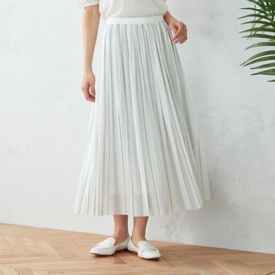 ストライプ プリーツスカート（1250FY12） | ファッション・服  