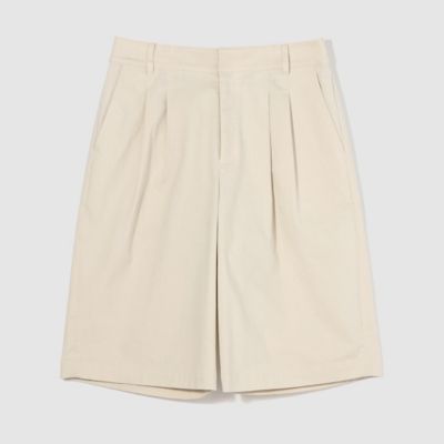 ＜COMME CA ISM (Women)＞【セットアップ対応】ストレッチ　ハーフパンツ（１２５２ＰＣ０９）