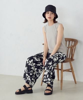 TARO HORIUCHI  ボタニカルプリント ワイドパンツ TARO HORIUCHI ボタニカルプリント ワイドパンツ
