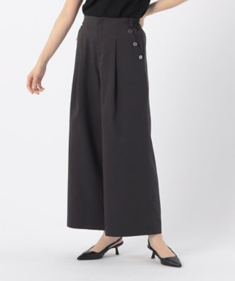 ＜COMME CA ISM (Women)＞麻調ストレッチ　マリンパンツ（１２５２ＰＧ０８）