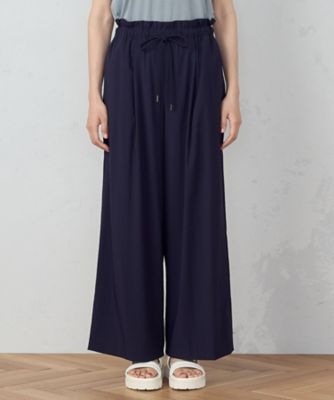 レーヨンナイロンヴィンテージ　ドロストワイドパンツ（１２５２ＰＧ１０）