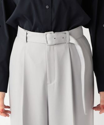 ベルト付き　ストレッチワイドパンツ（１２５２ＰＩ０８）