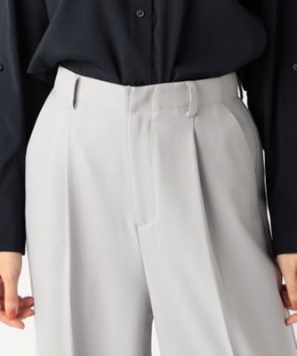 ベルト付き　ストレッチワイドパンツ（１２５２ＰＩ０８）