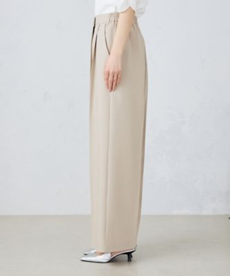 ポリエステルレーヨンストレッチラップ風ワイドパンツ（１２５２ＰＫ０２）