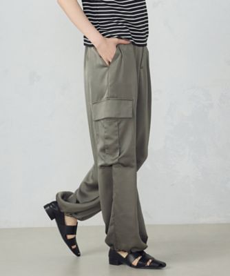 ポリエステルマットサテン カーゴパンツ（1252PK06） | COMME