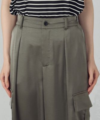 ポリエステルマットサテン カーゴパンツ（1252PK06） | COMME