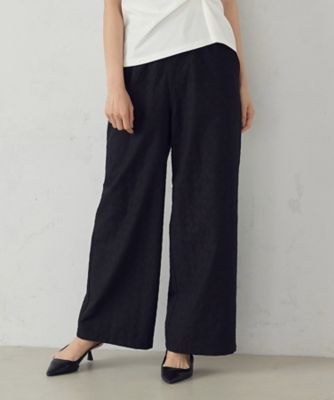 ＜COMME CA ISM (Women)＞エンブロイダリーレース　ワイドパンツ（１２５２ＰＫ０９）
