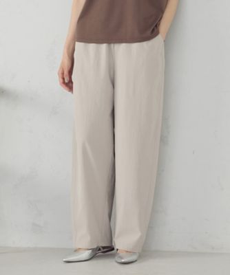 COMME CA ISM (Women)/コムサ イズム ワッシャータイプライター バレルパンツ(1252PK11) ベージュ パンツ・ズボン【三越伊勢丹/公式】