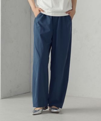 COMME CA ISM (Women)/コムサ イズム ワッシャータイプライター バレルパンツ(1252PK11) アオ パンツ・ズボン【三越伊勢丹/公式】