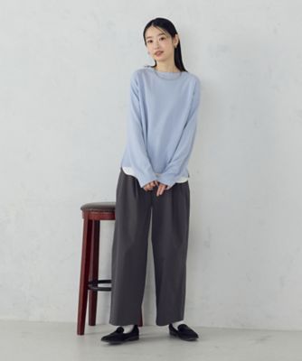 ソフトカービーワイドパンツ（1252PM14） | COMME CA ISM