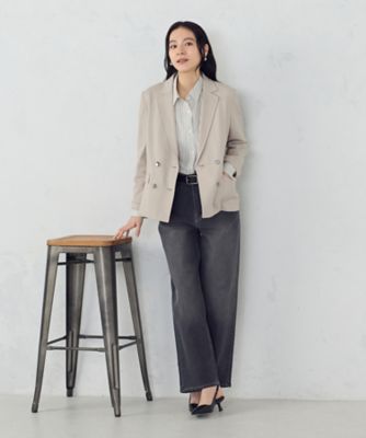 10オンスストレッチデニム ストレートパンツ（1252PO01
