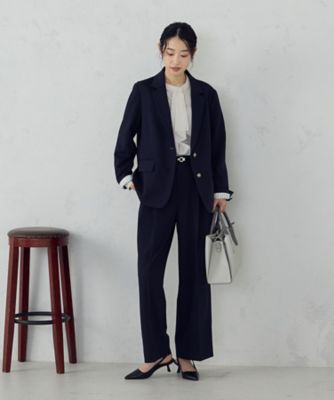 ストレッチツイル 2タックワイドパンツ ／ セットアップ対応