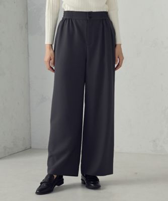 COMME CA ISM (Women)/コムサ　イズム 【宮城舞さん着用】ギャザーパンツ　／　セットアップ対応（１２５２ＰＯ０９）