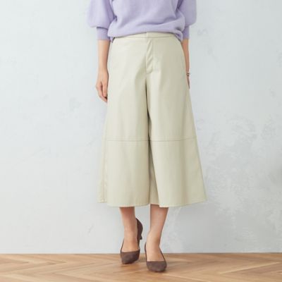 フェイクレザー ガウチョパンツ １２５２ｐｗ０３ 三越伊勢丹オンラインストア 公式