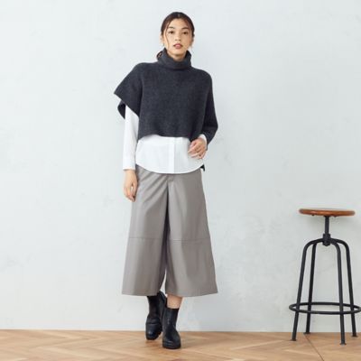 フェイクレザー ガウチョパンツ １２５２ｐｗ０３ 三越伊勢丹オンラインストア 公式