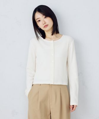 COMME CA ISM (Women)/コムサ　イズム 【アンサンブル対応】クロップド丈カーデガン(1256CK02)