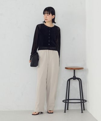 シアーベロア　カーディガン（１２５６ＣＭ０２）