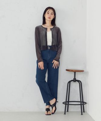シアーベロア　カーディガン（１２５６ＣＭ０２）