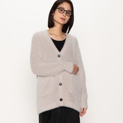 ＜COMME CA ISM (Women)＞シャギー　カーディガン（１２５７ＫＥ０５）