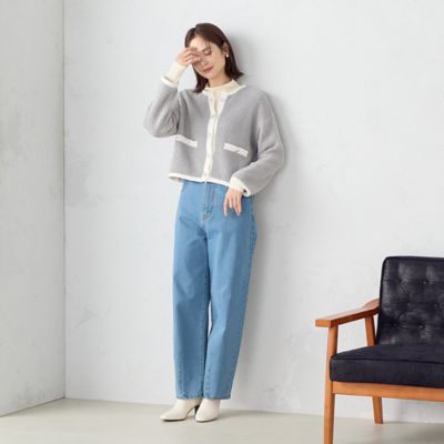 ☆TV着用商品☆ モールニット カーディガン（1257KE07