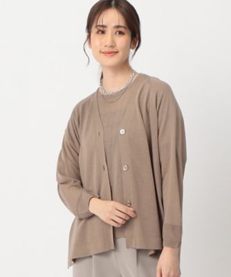 【A K M】半袖ケーブル編みカーディガン シルク混 リネン混 日本製 着る日焼け止め！麻混UVカーディガン ドルマン 紫外線 リネン混
