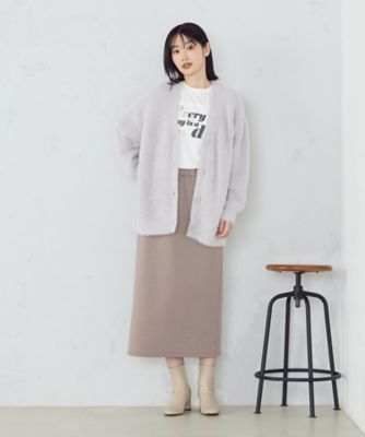 SH sheer ルームウェア　シャギー　カーディガン　ワンピース　ロング シャギー カーディガン（1257KI03） | COMME CA ISM